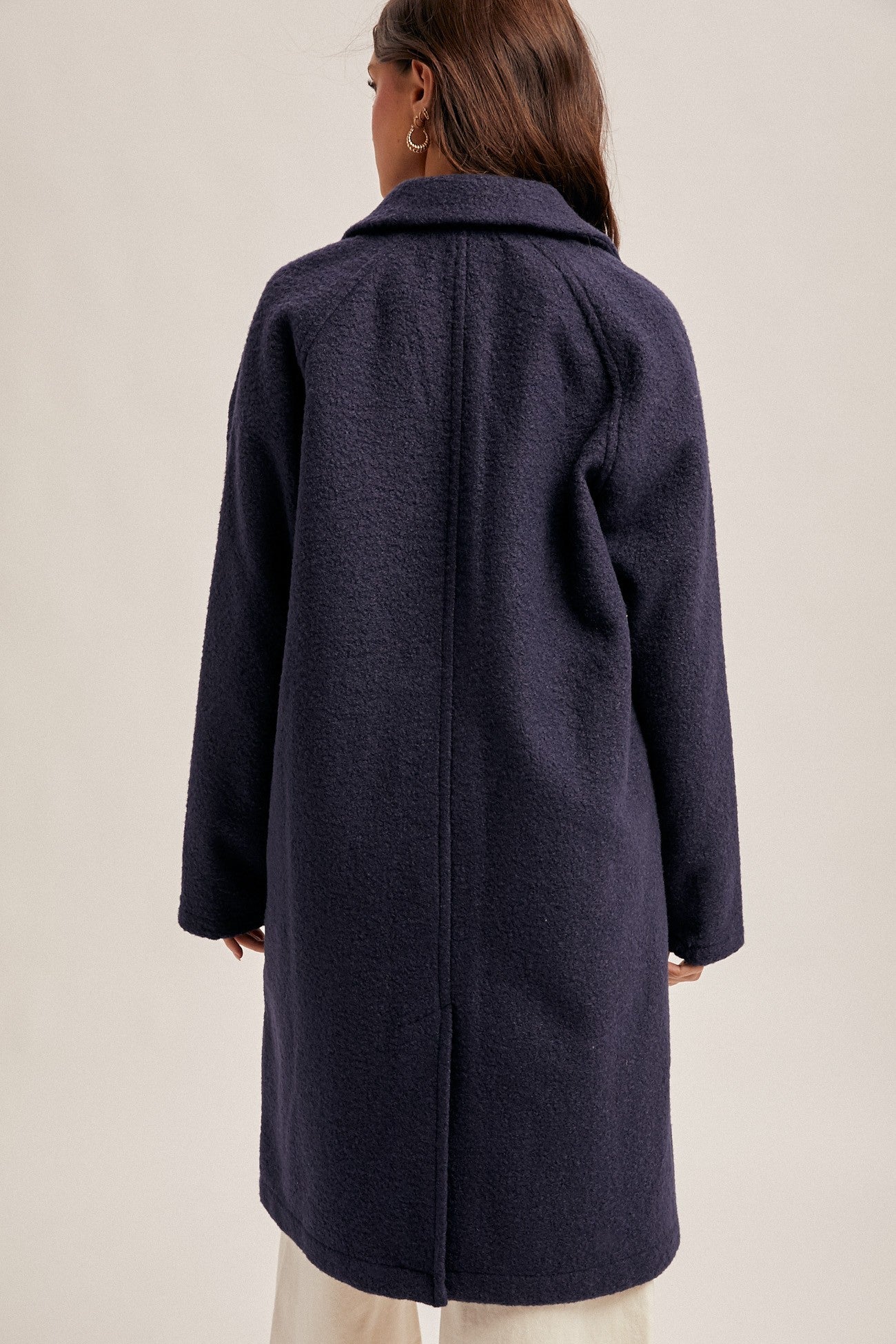 Teddy Textured Button Down Coat