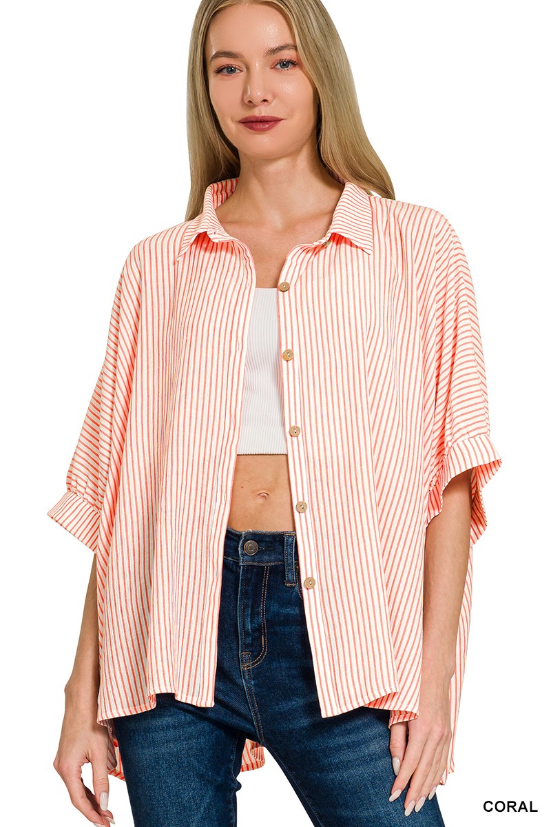 Boxy Button Down