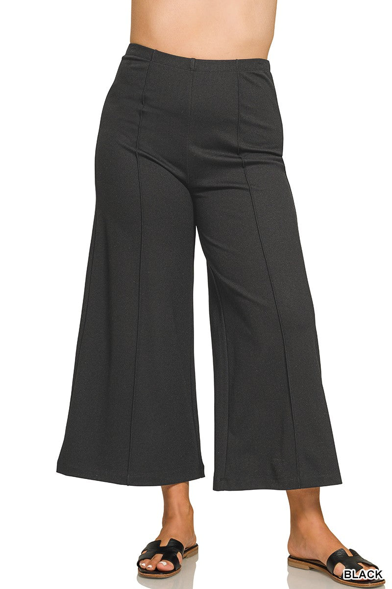 Ponte Pintuck Pants