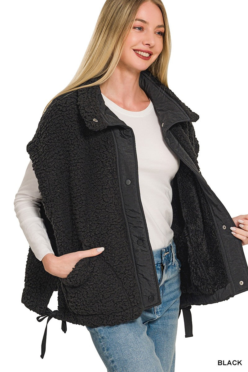 Oversized Faux Fur Vest