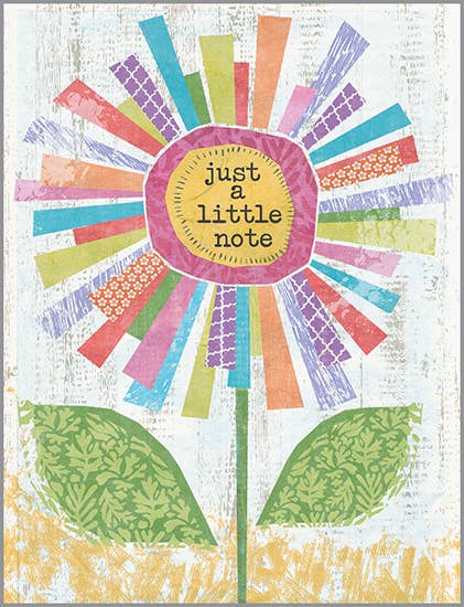 Thinking of You Card | Big Colorful Daisy