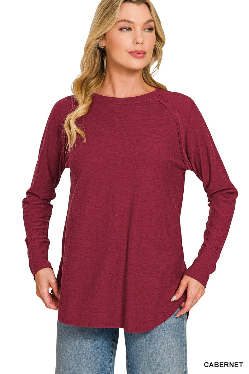 Soft Slub Long Sleeve Tee
