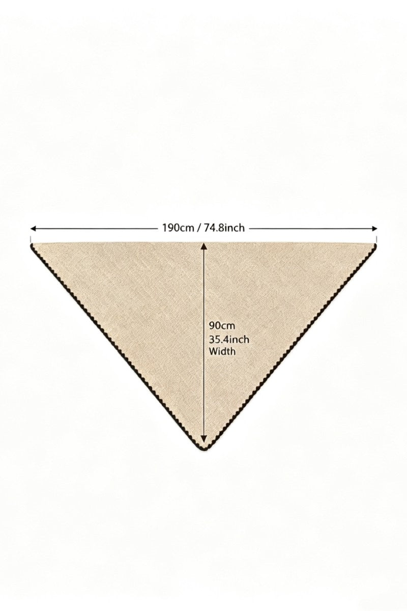 Triangle Blanket Stitch Scarf
