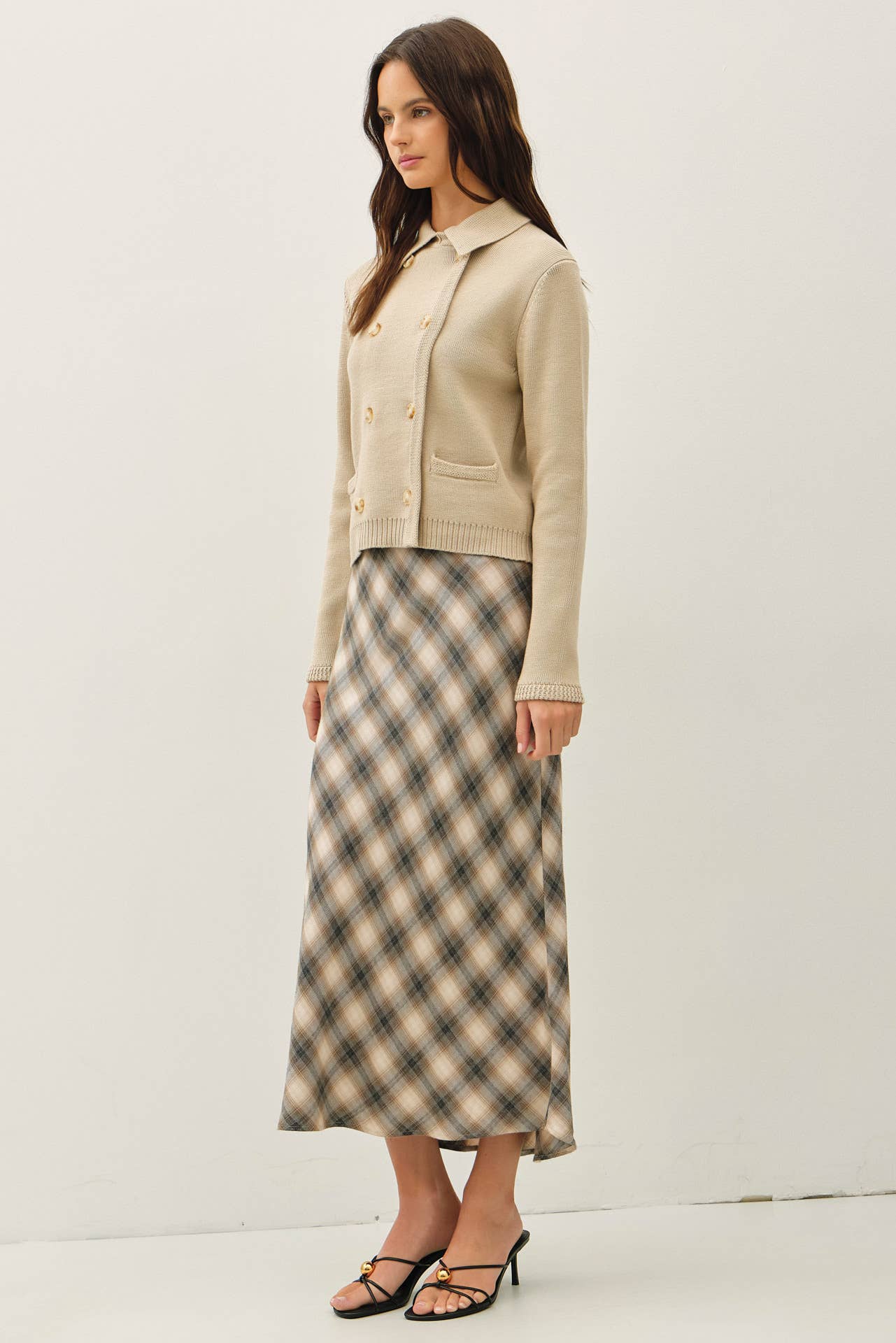 Sweater Jacket | Taupe