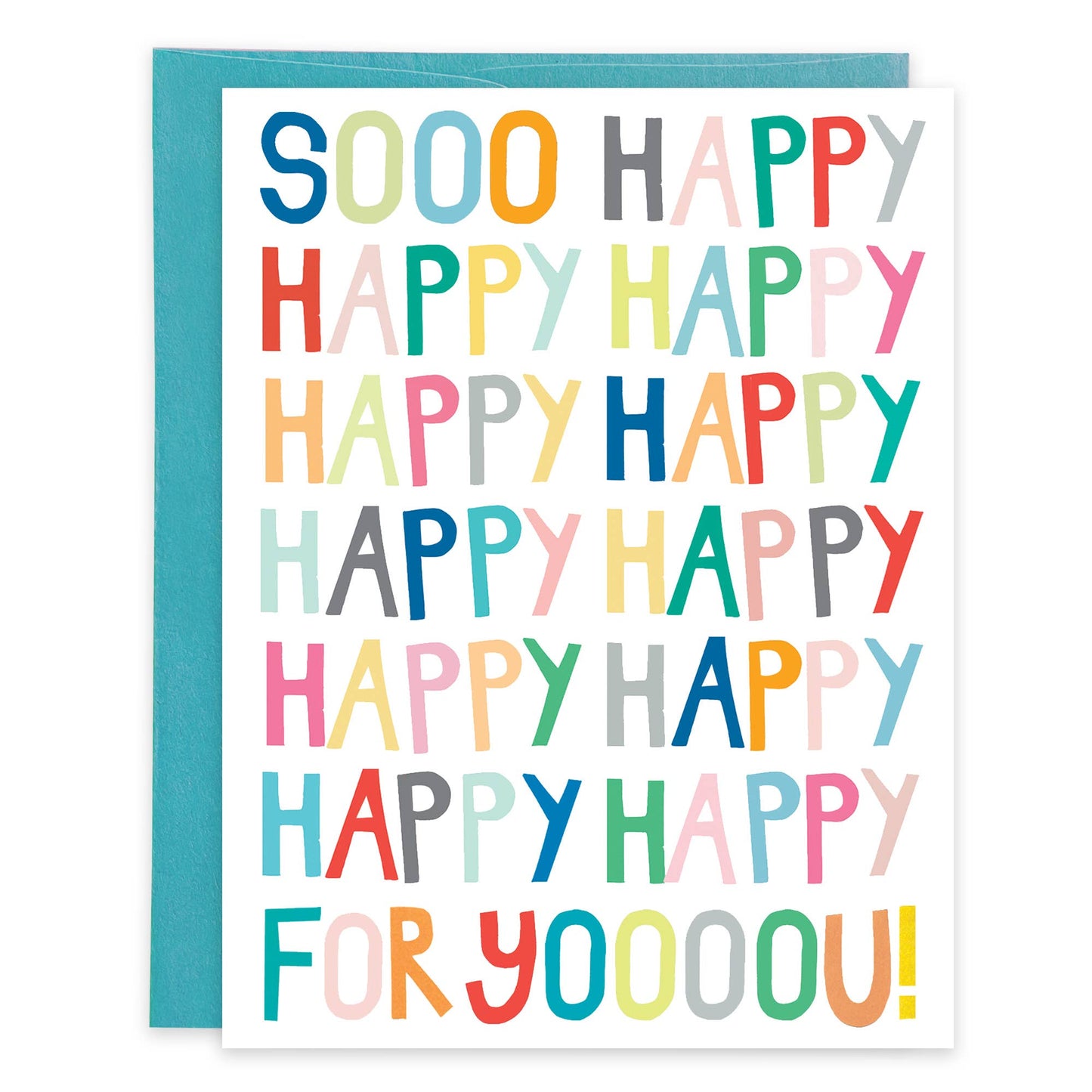 Congratulations Greeting Card - Sooo Happy
