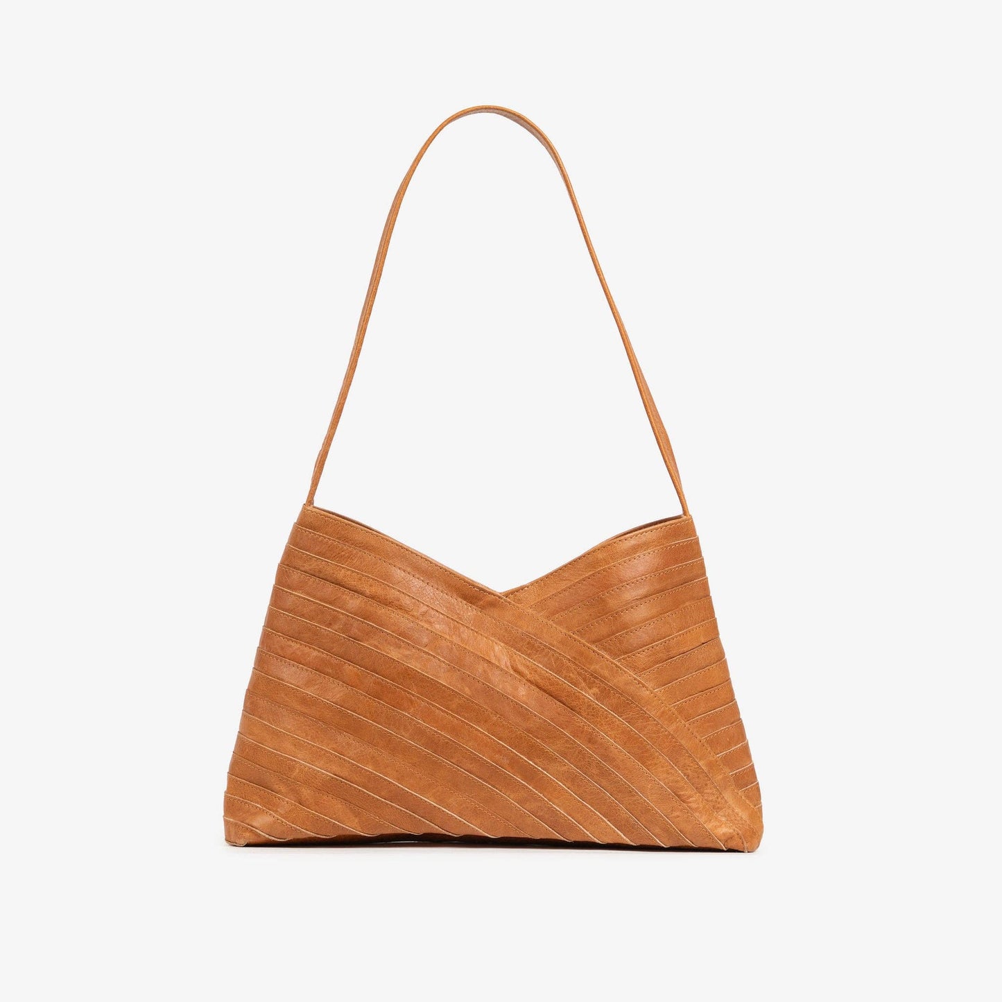 Crisscross Handbag | Camel