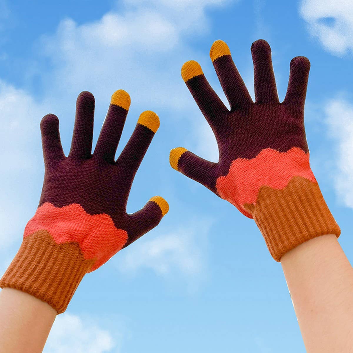 Cute Knit Touchscreen Gloves