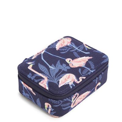 Travel Pill Case  |  Flamingo Party
