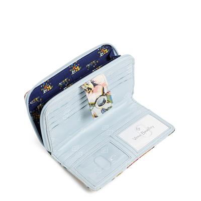 RFID Turnlock Wallet | Sea Air Floral