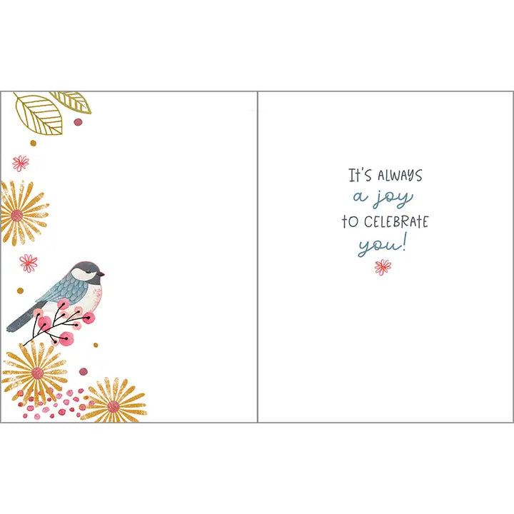 Birthday Card | Chickadee Flowers
