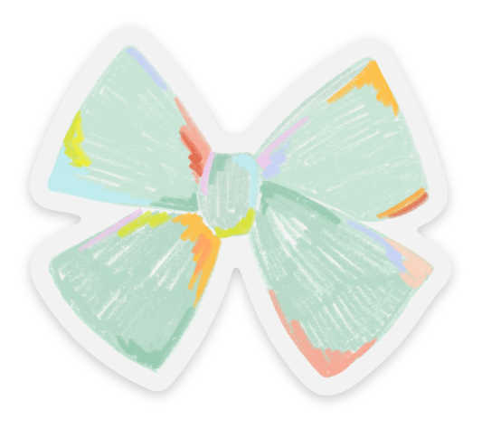 Sticker | Mint Bow