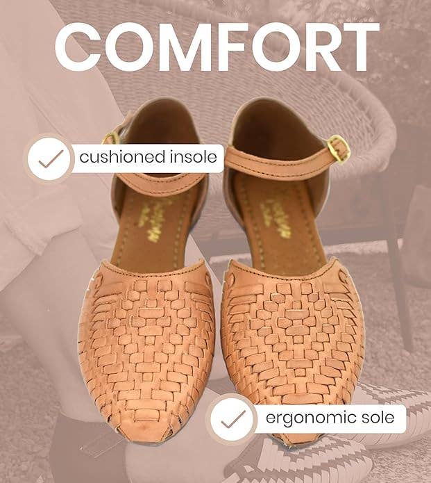 Macarena  Leather Sandals | Tan