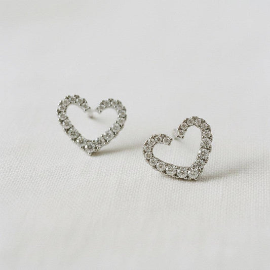 Heart Stud Earrings