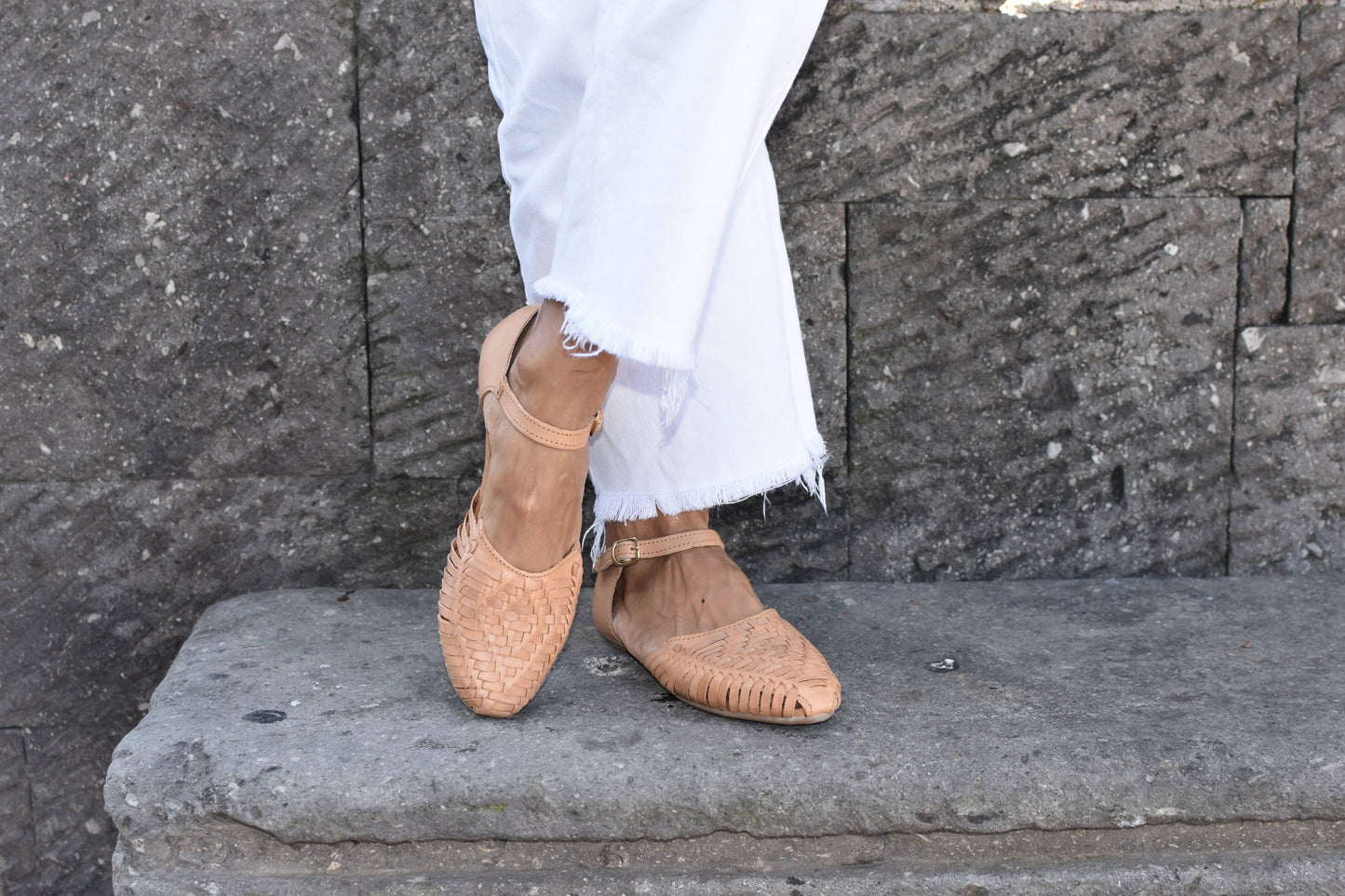 Macarena  Leather Sandals | Tan