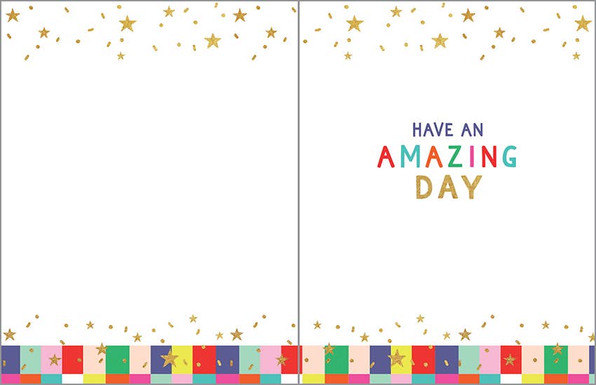 Birthday Card | Colorful Squares