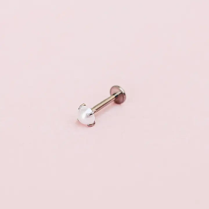 Pearl Flat Back Stud