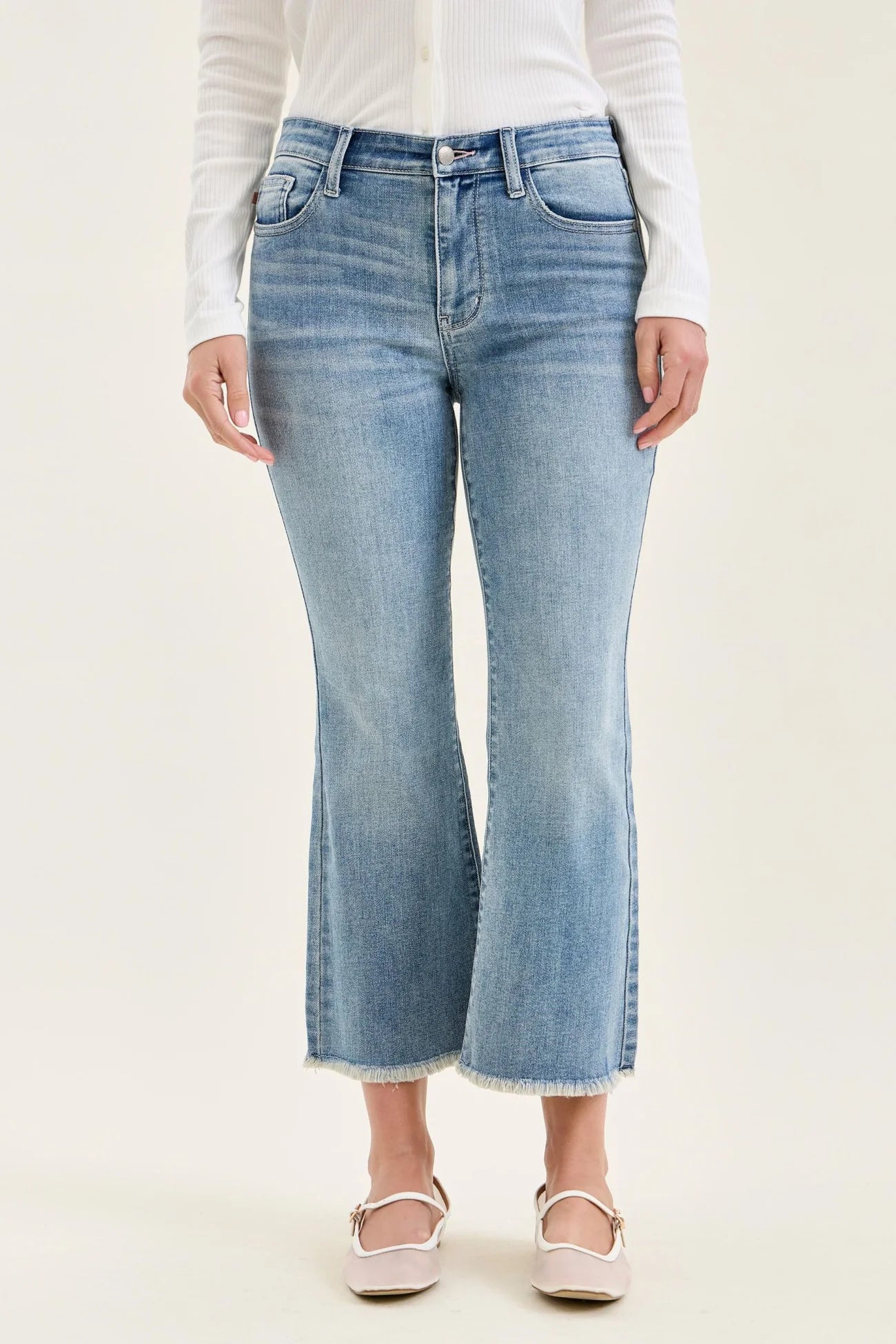 MR | Kick Flare | Frayed Hem