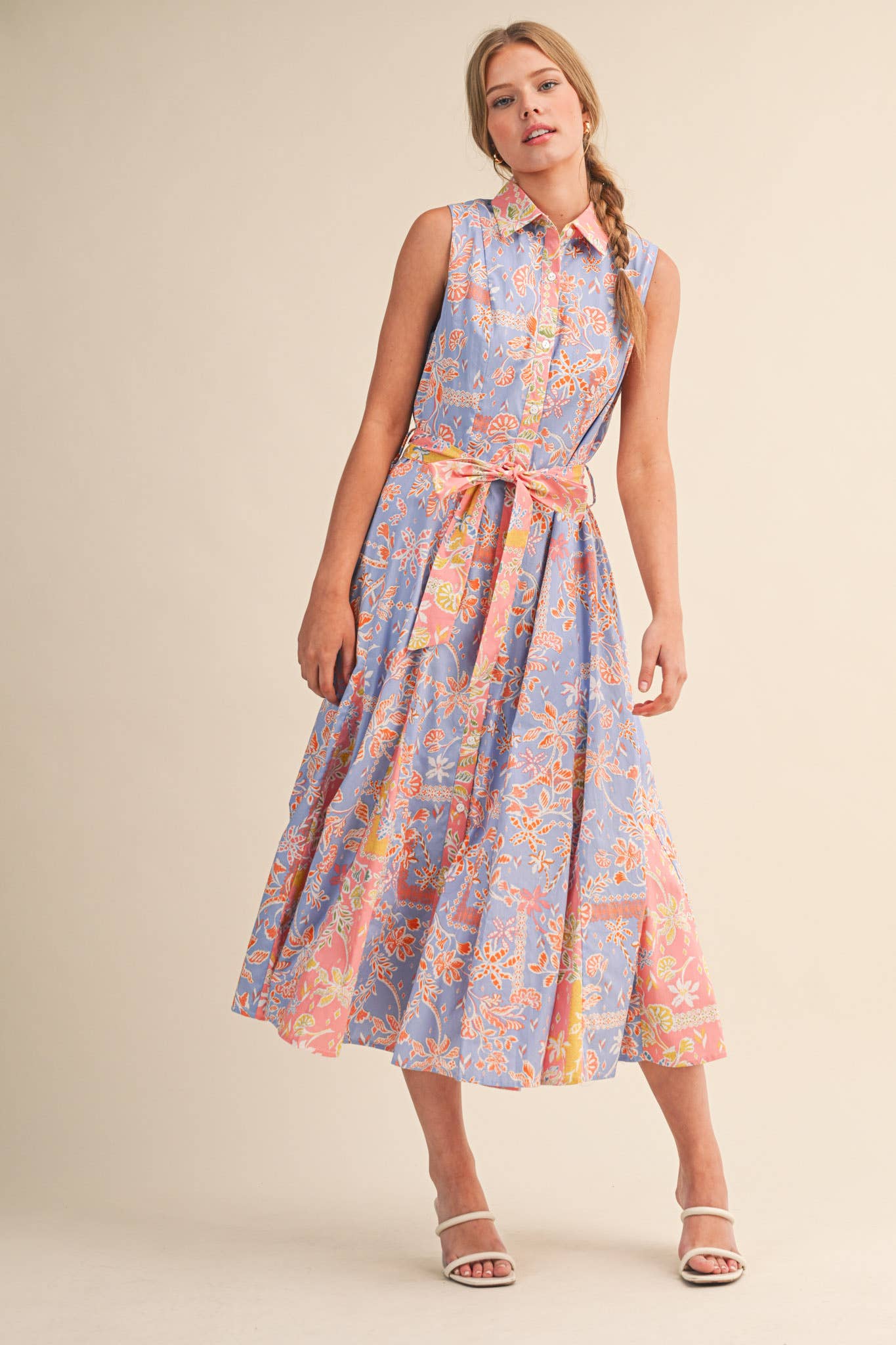 Belted Midi Dress