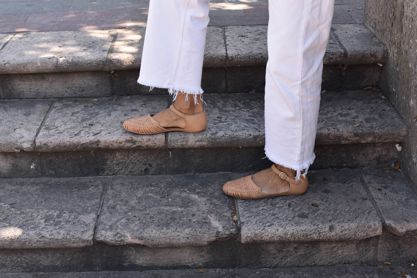 Macarena  Leather Sandals | Tan