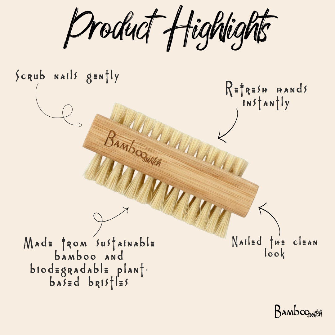 Bamboo Nail Brush
