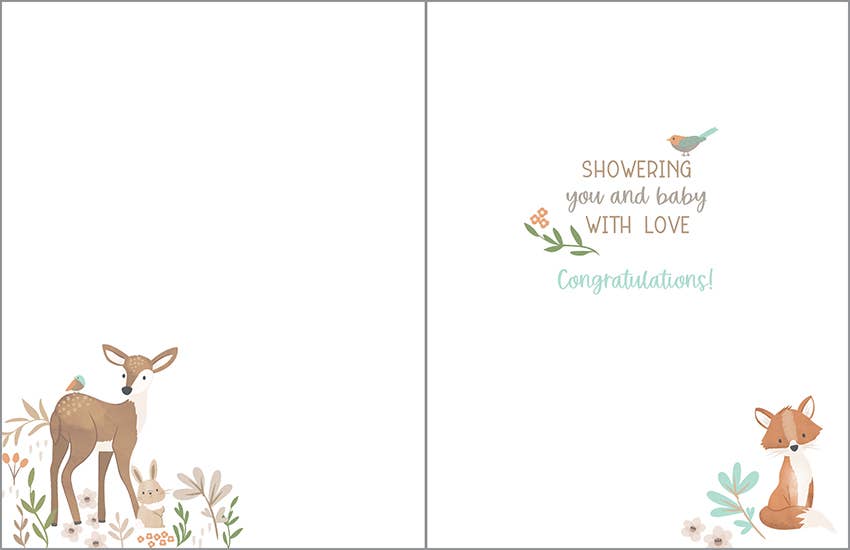 Baby Card | Forest Animals