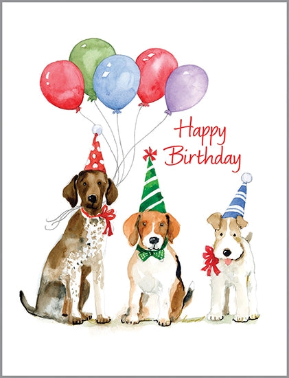 Birthday Card | Party Dogs