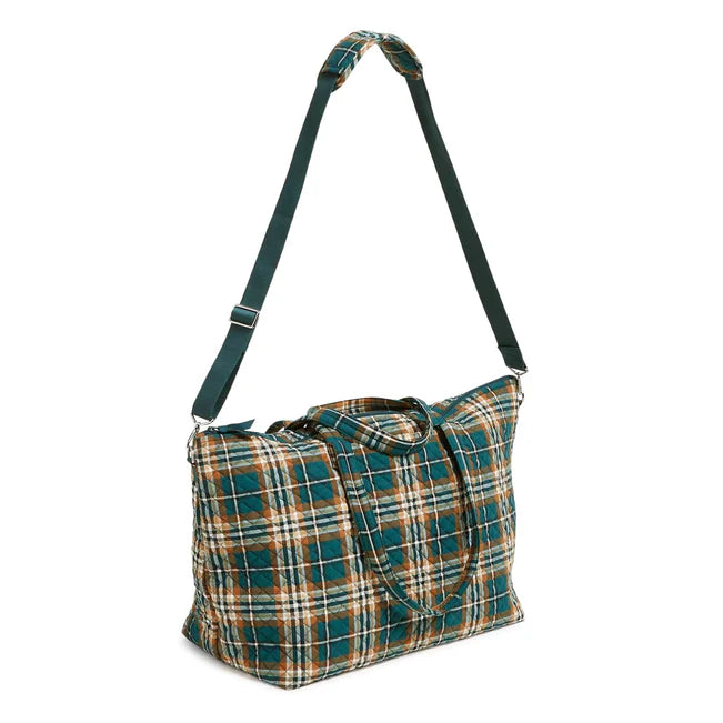 Overnight Travel Tote  |  Orchard Plaid