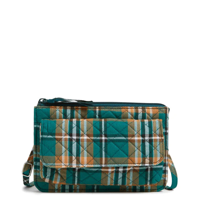 RFID Wallet Crossbody  |  Orchard Plaid