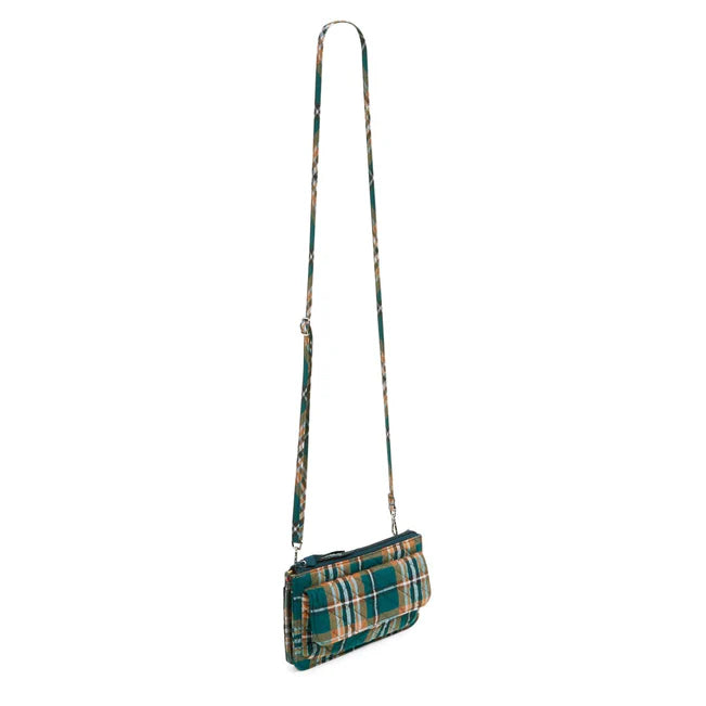 RFID Wallet Crossbody  |  Orchard Plaid