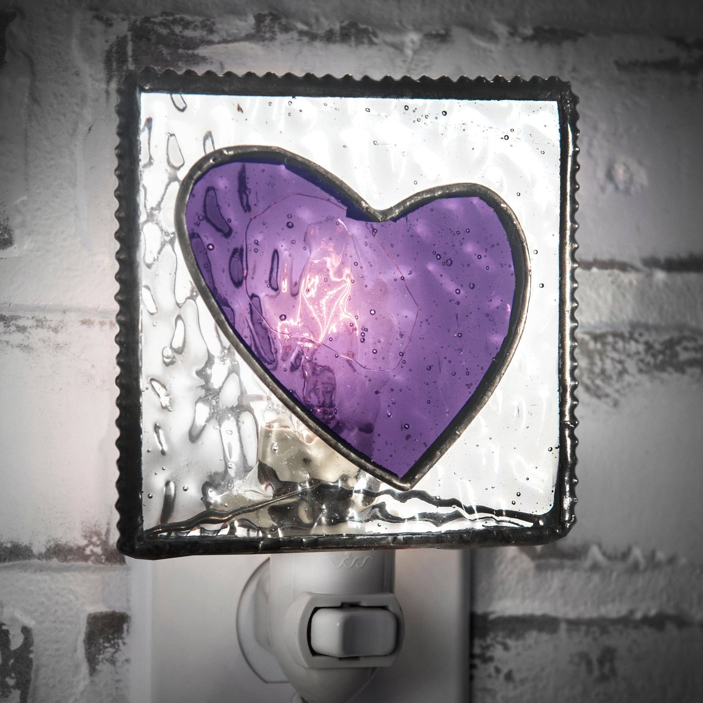Purple Heart Night Light