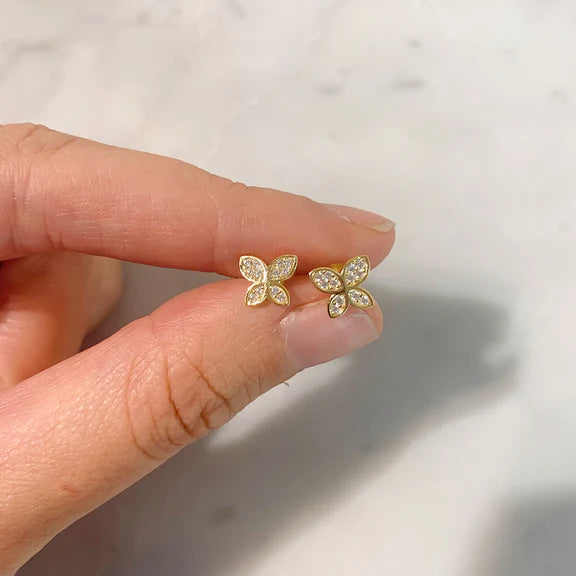 Butterfly Studs | Gold