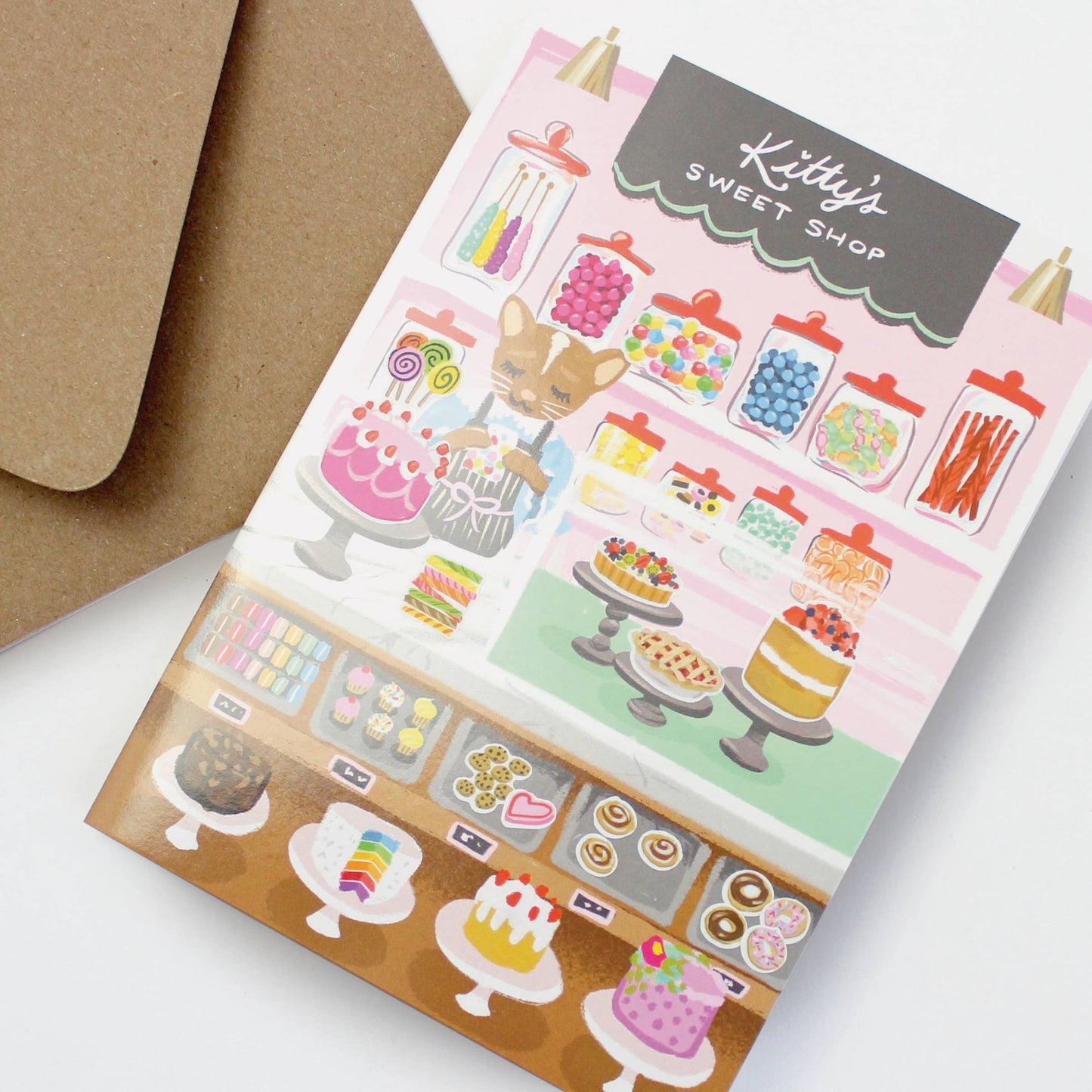 Sticker Scene Card | Sweet Shop