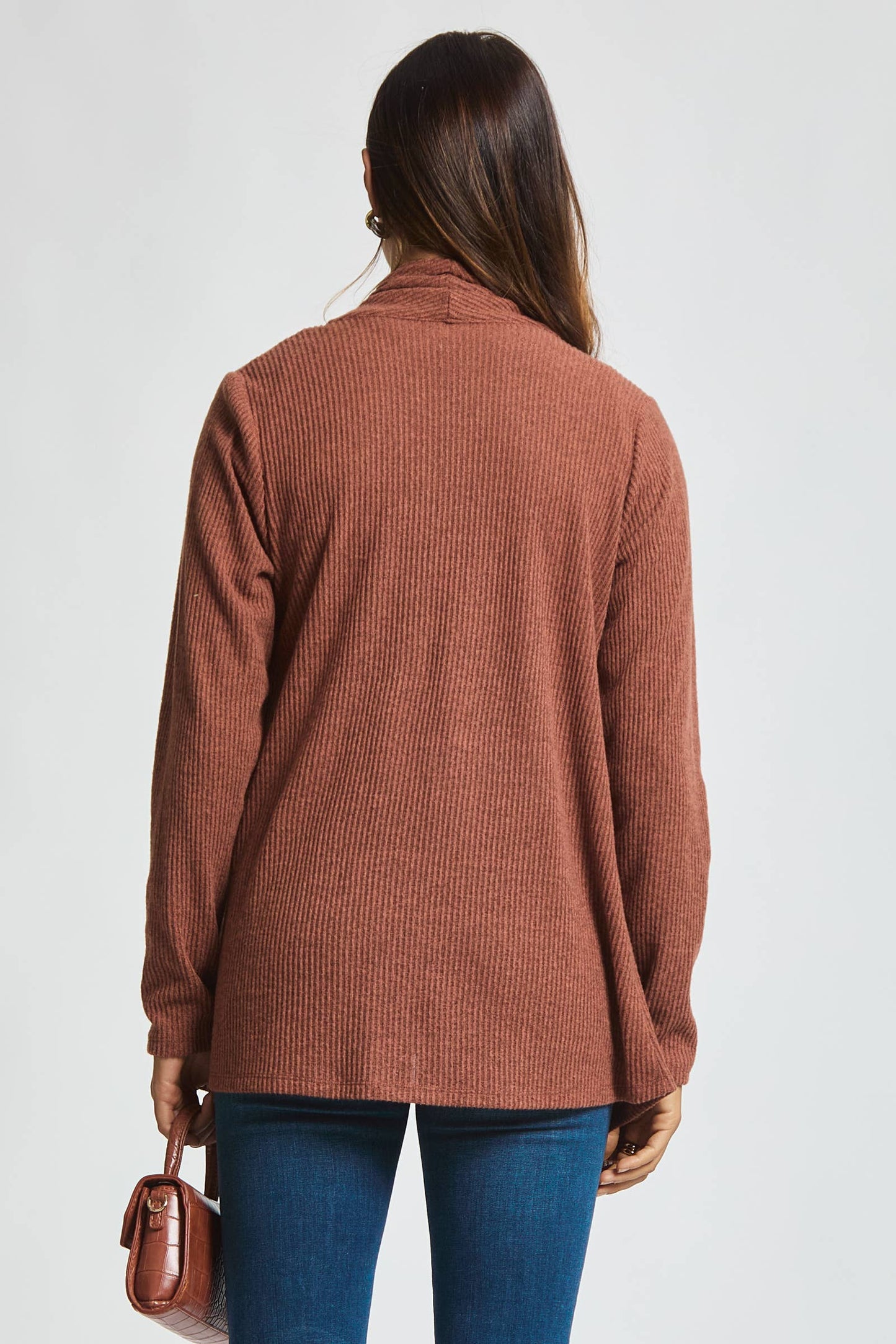 Wrap Top w/ Button Front