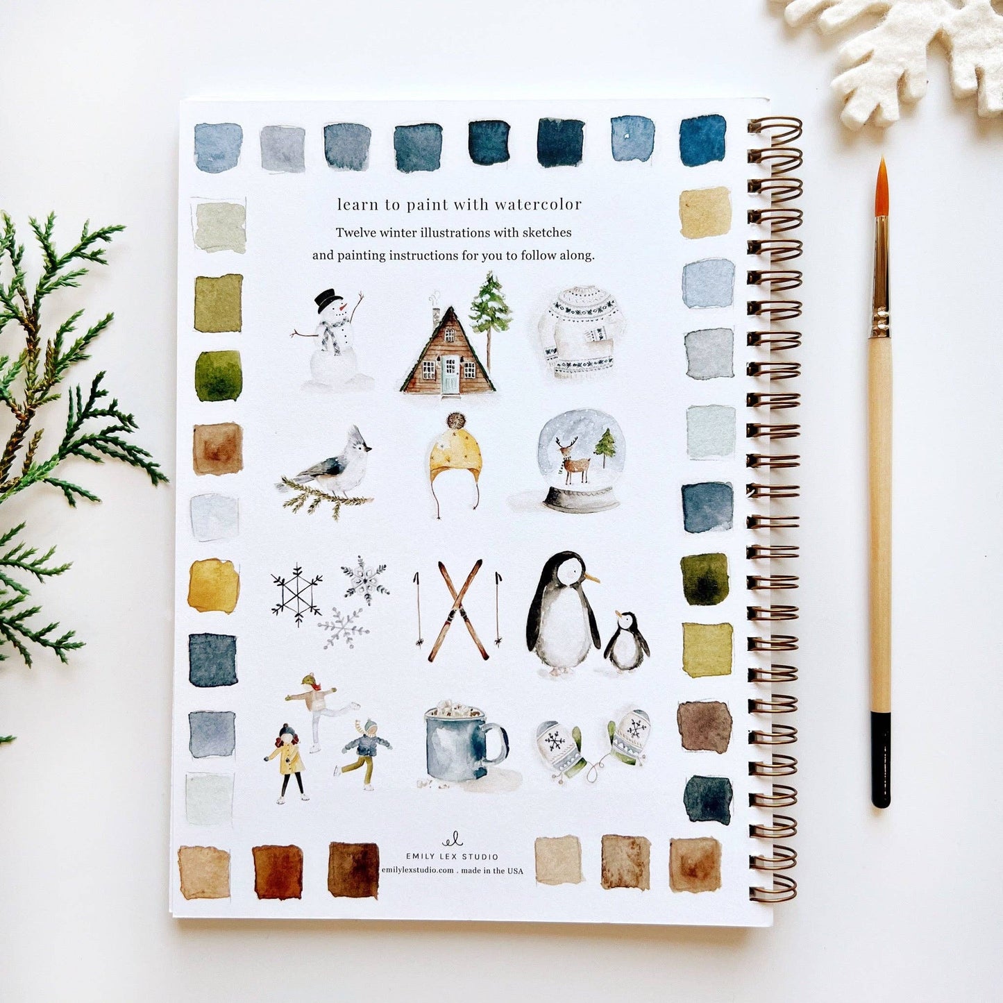 Watercolor Workbook | Winter