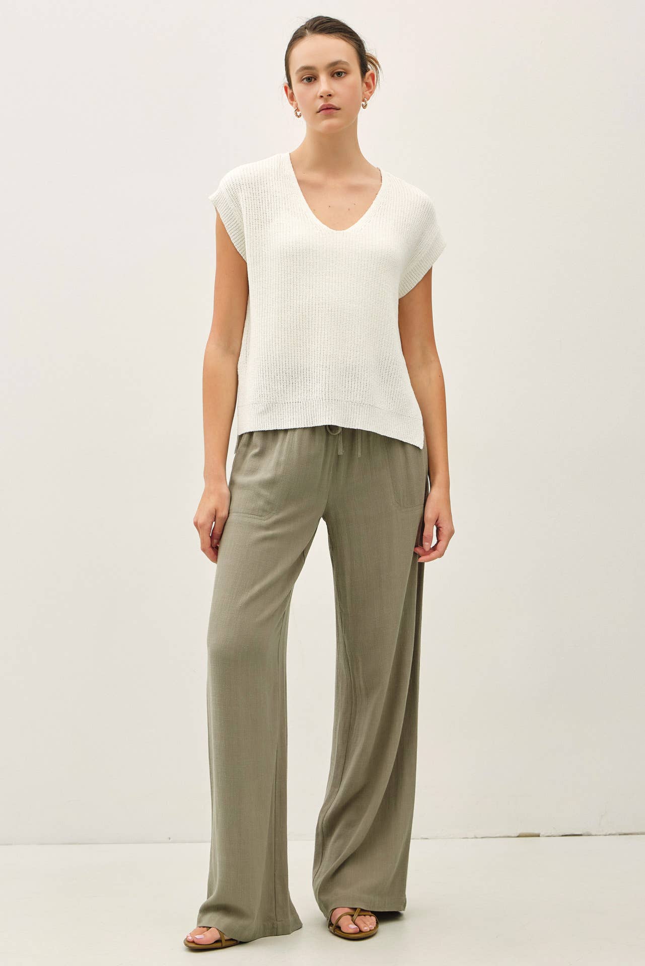 Lightweight Dolman Sweater | Off-White