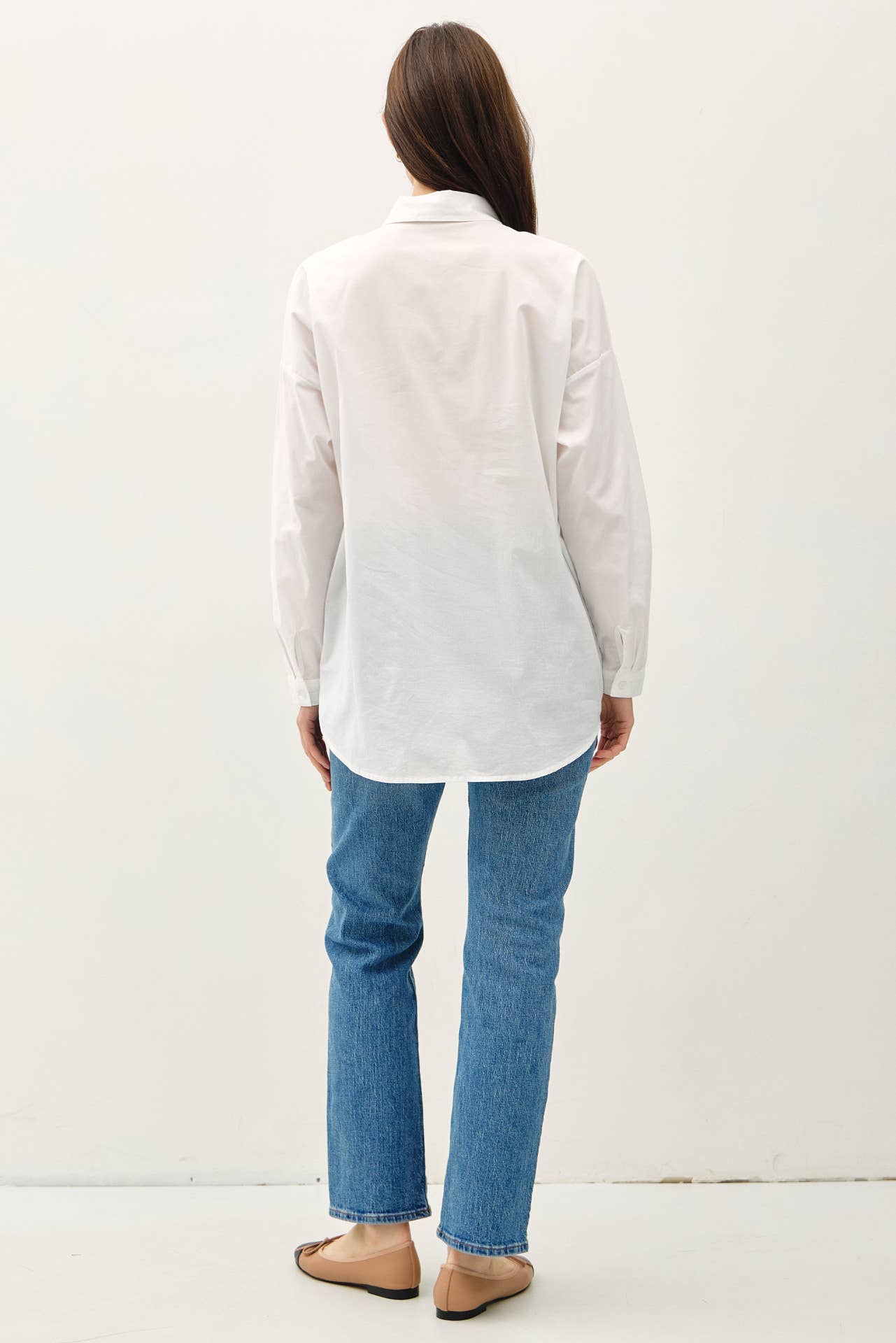 Oversized Basic Cotton Shirt