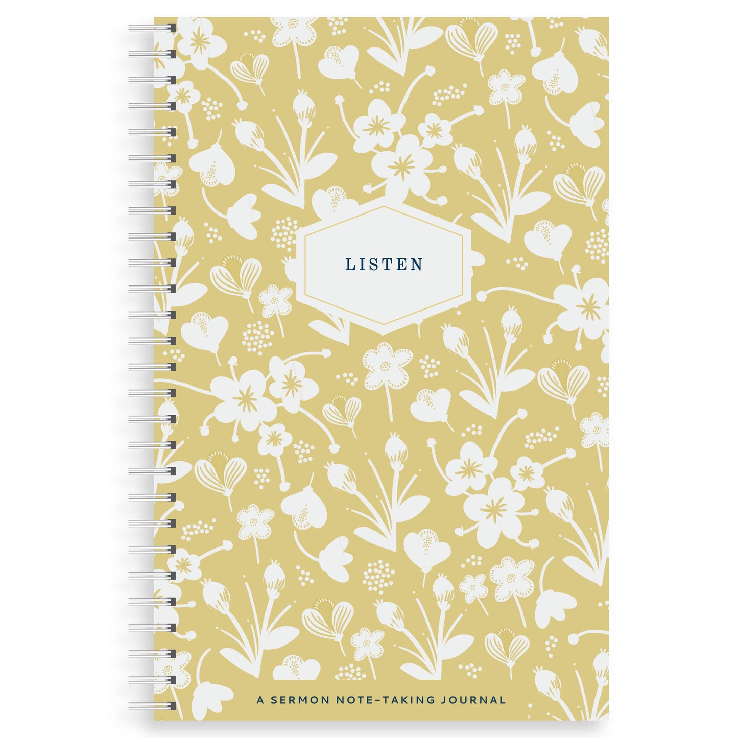 Sermon Notebook, Marigold Floral