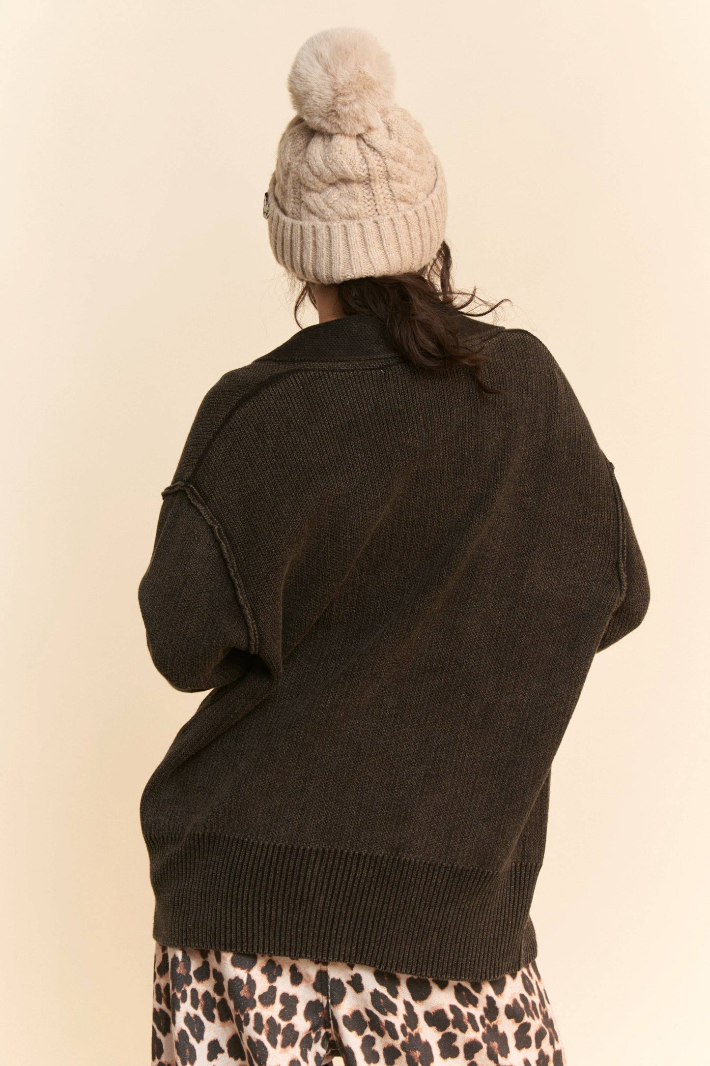 Shawl Collar Cardigan