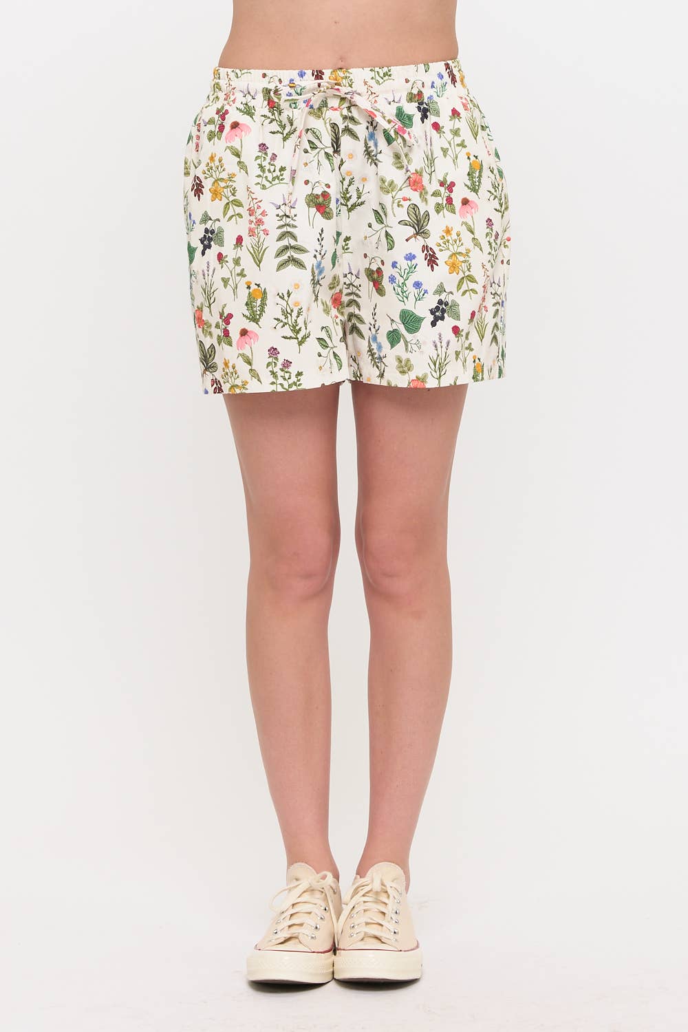 Floral Garden Print Shorts