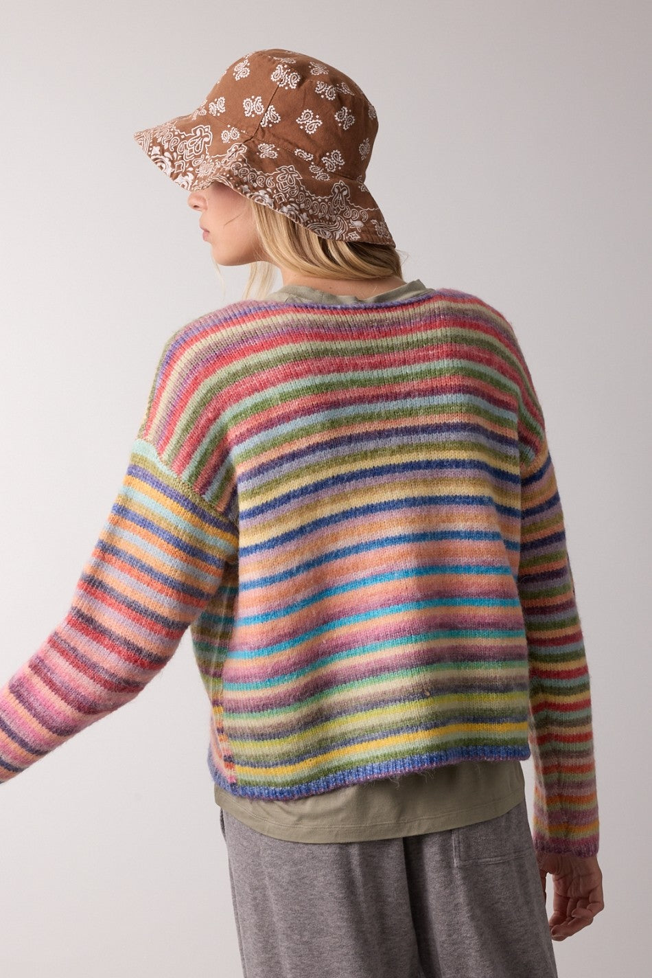 Rainbow Knit Sweater