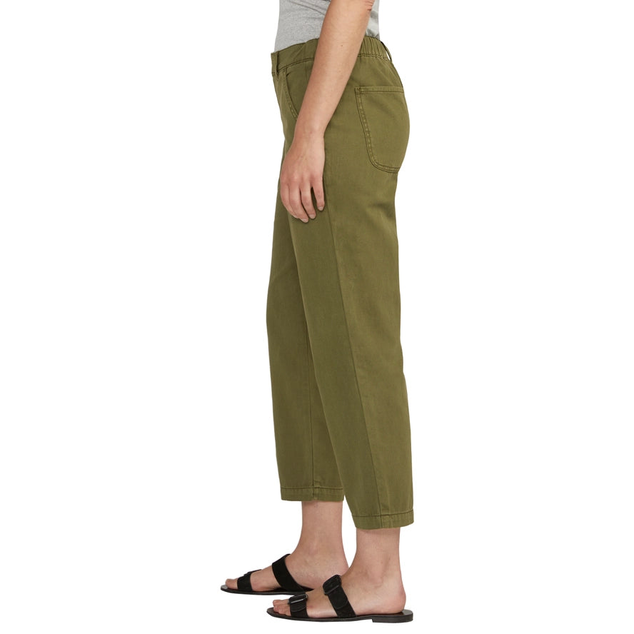 JAG Women's Chino Tailored Cropped Pants | Moss