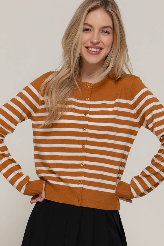 Striped Cardigan