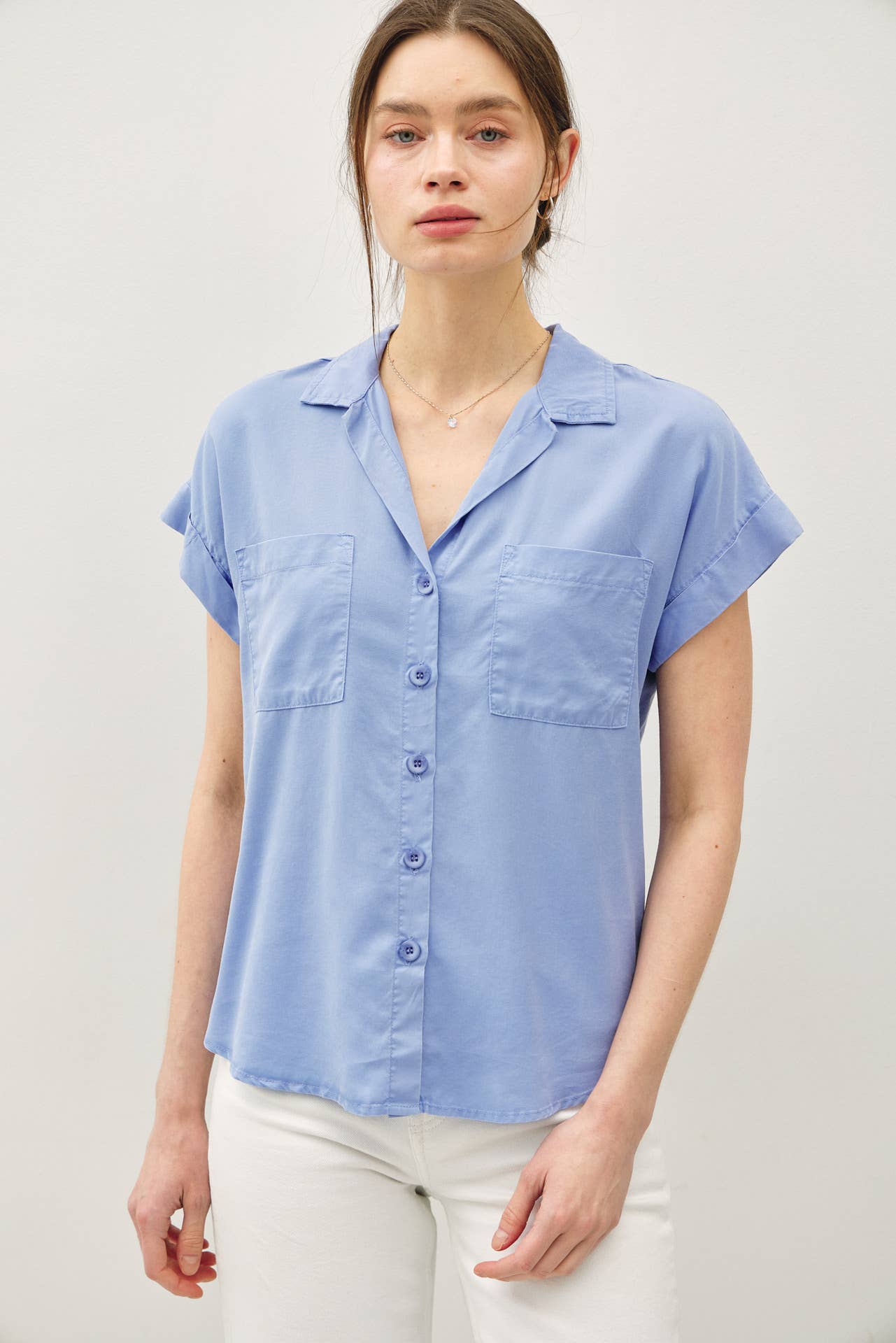 Dolman Sleeve Tencel Shirt