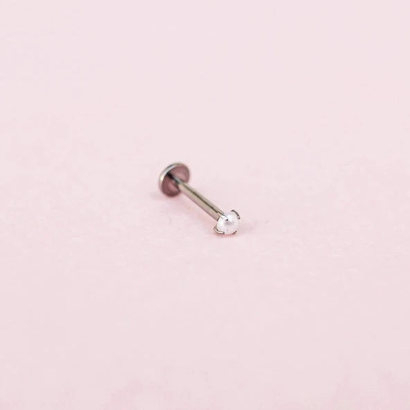 Pearl Flat Back Stud