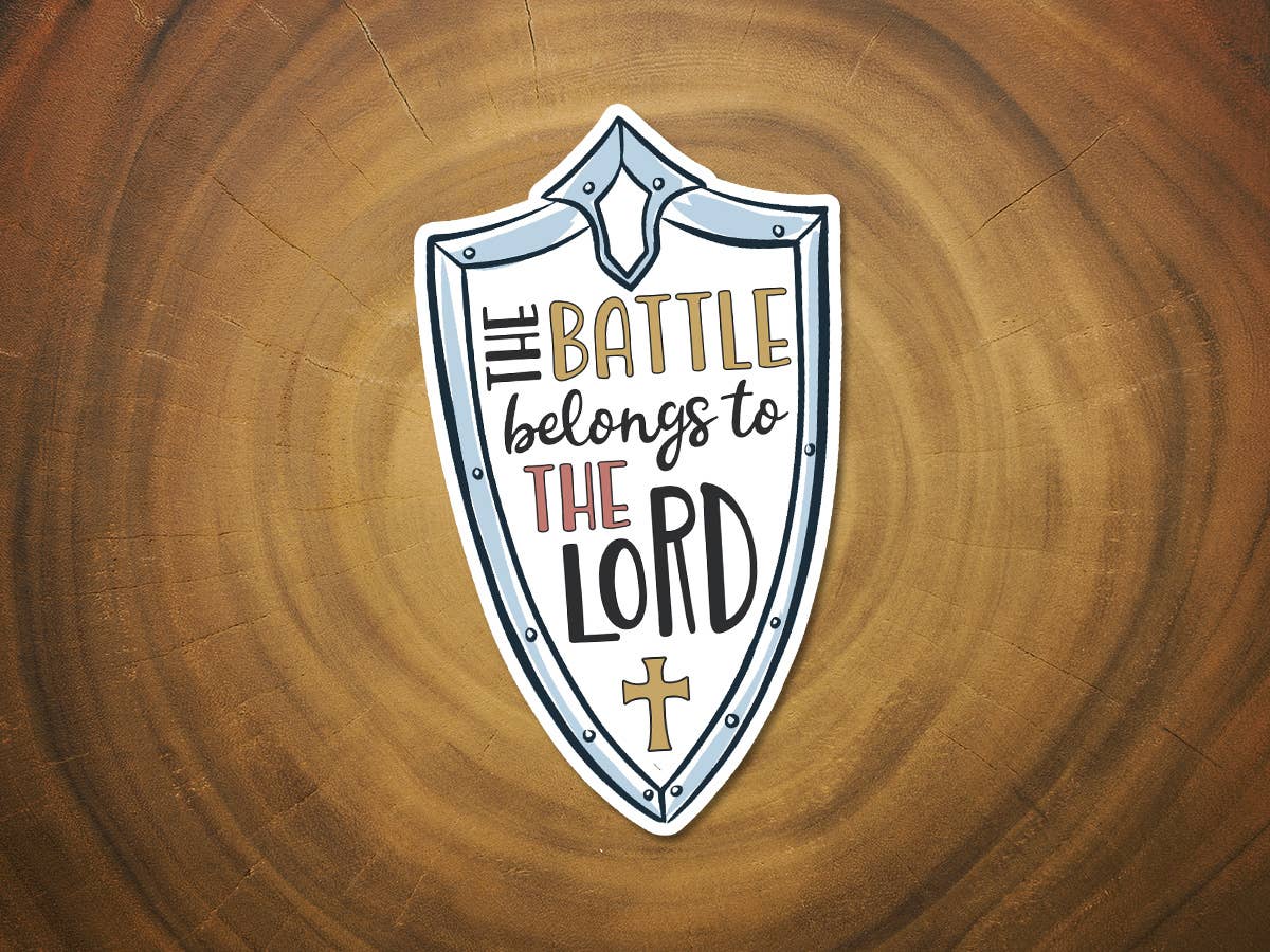 Sticker | The Battle Belongs To The Lord