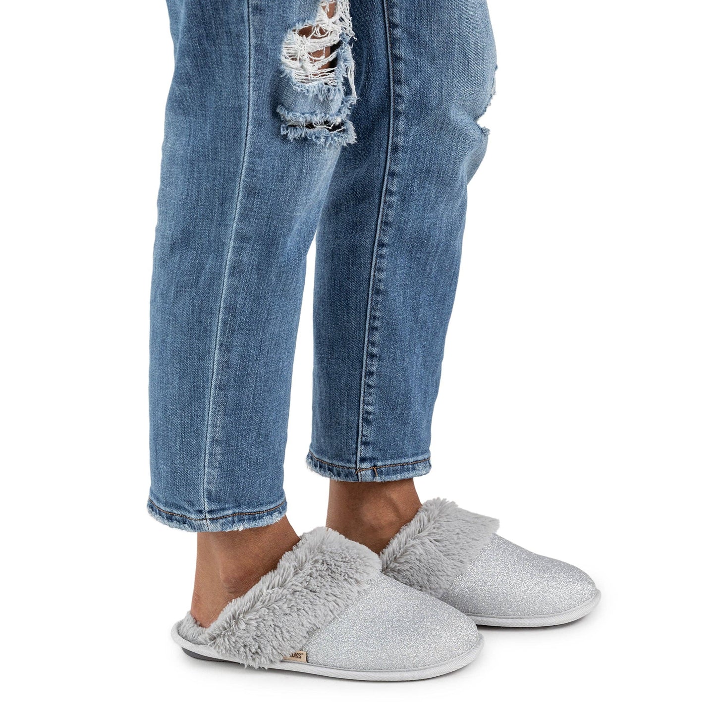 Muk Luks Women's Sparkle Scuff Slippers