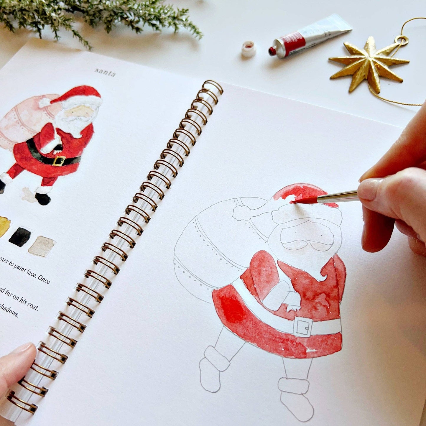 Watercolor Workbook | Christmas