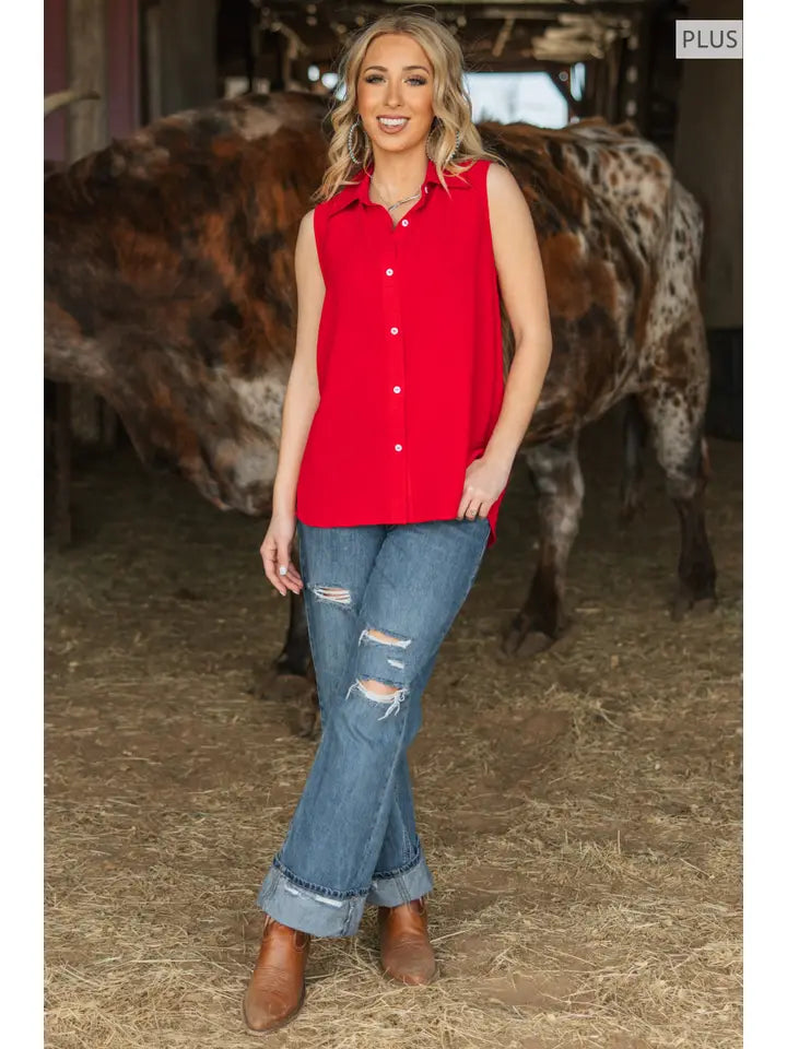 Button Down Blouse