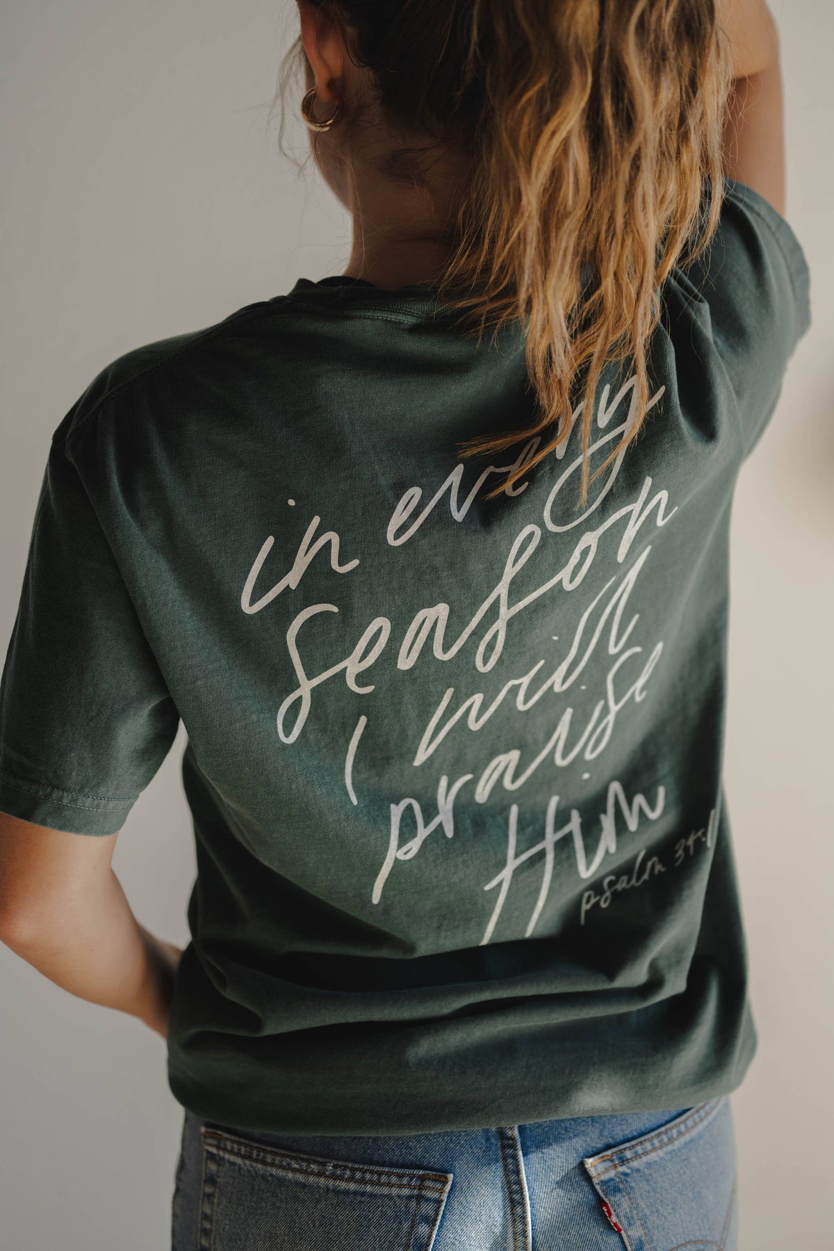 In Every Season Tee | Blue Spruce
