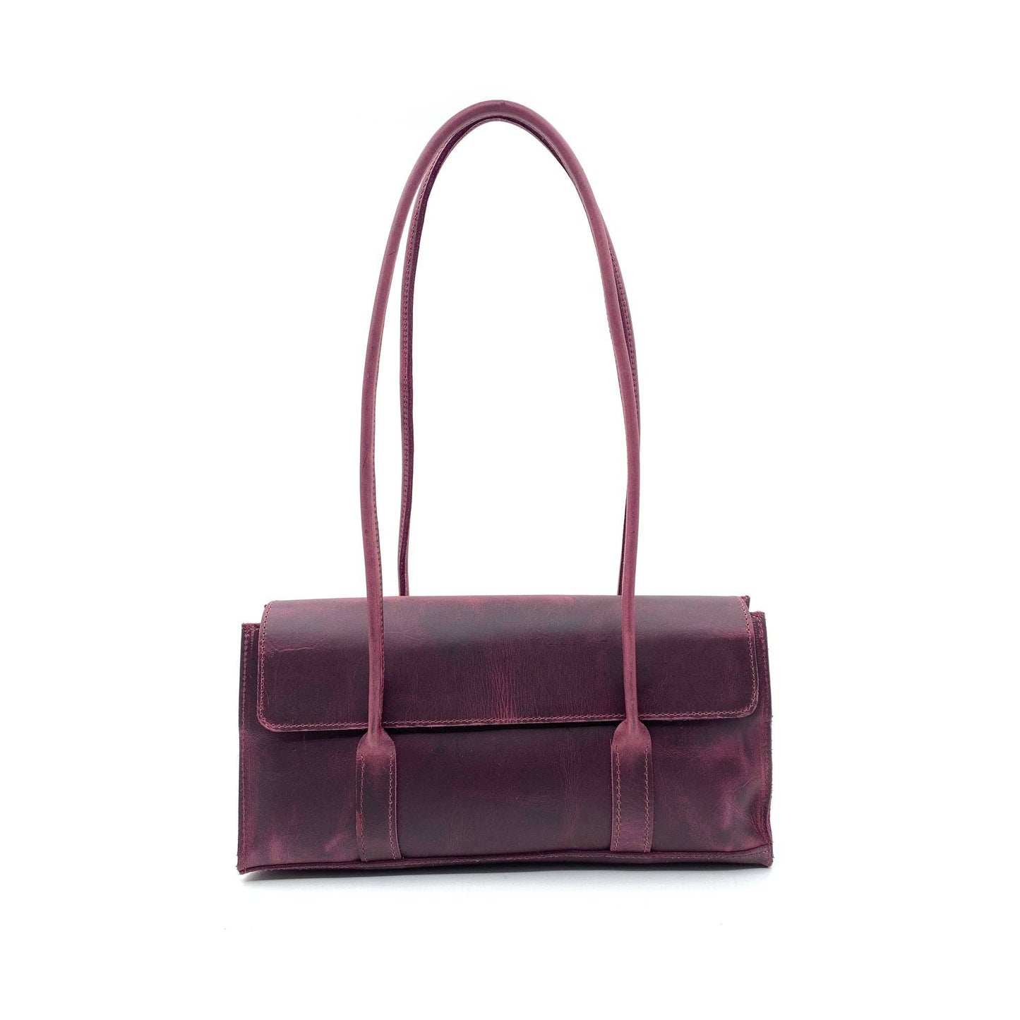 East-West Shoulder Bag in Mulberry